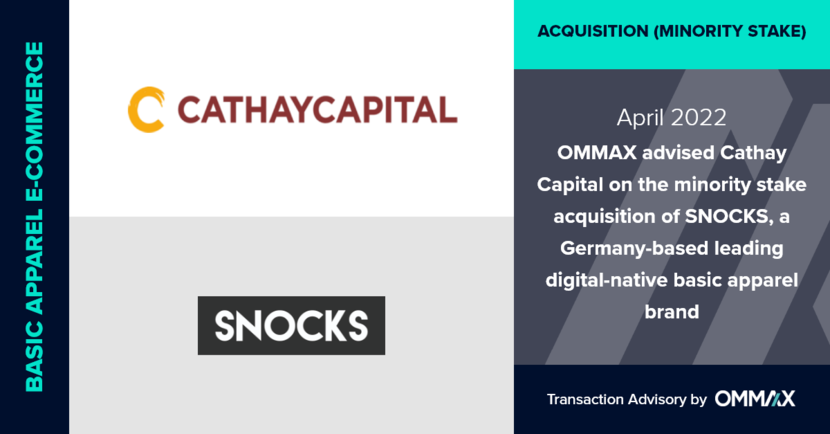 OMMAX advised Cathay Capital on the minority stake acquisition of SNOCKS