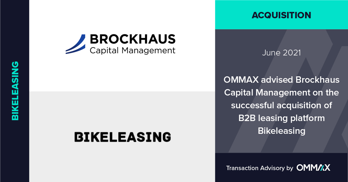 OMMAX advised Brockhaus Capital Management on the successful acquisition of Bikeleasing