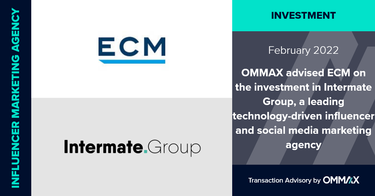 OMMAX advised ECM on the investment in Intermate Group